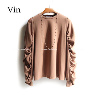 定価14000円【新品】日本製・スコットクラブ ヤマダヤ★上質美袖スウェットトップス・Vin ヴァン■送料無料!!