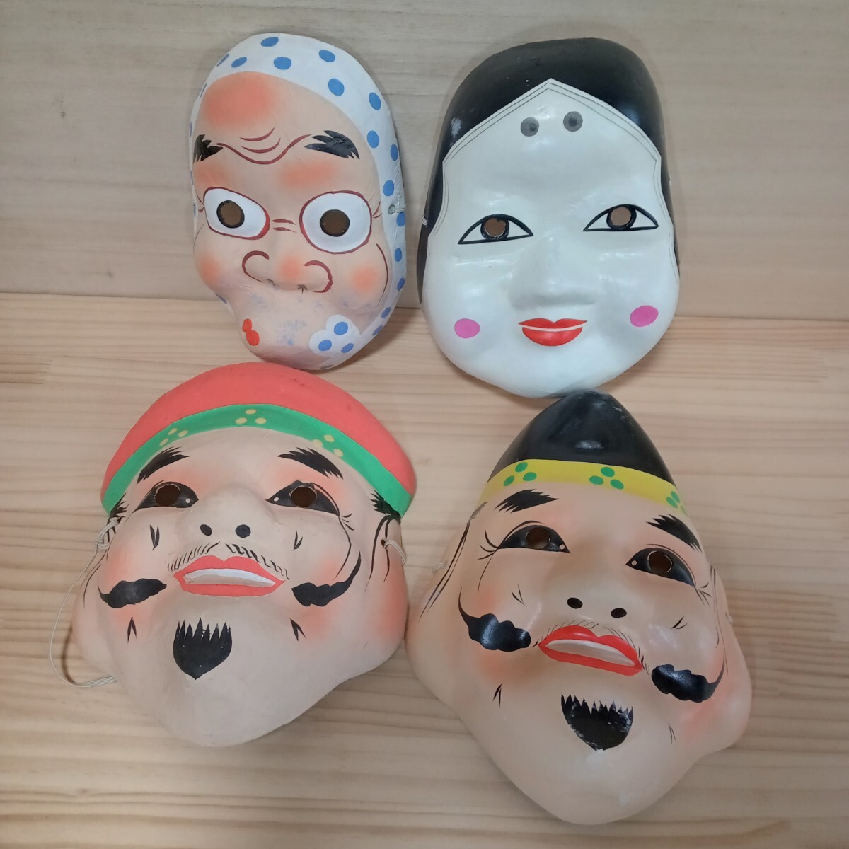 ひょっとこ 能面 お面 鉄仮面 昭和 ひょっとこ 能面 お面 鉄仮面 昭和