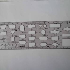 ② フローチャート製図テンプレート FACOM 富士通FN387-4-2
