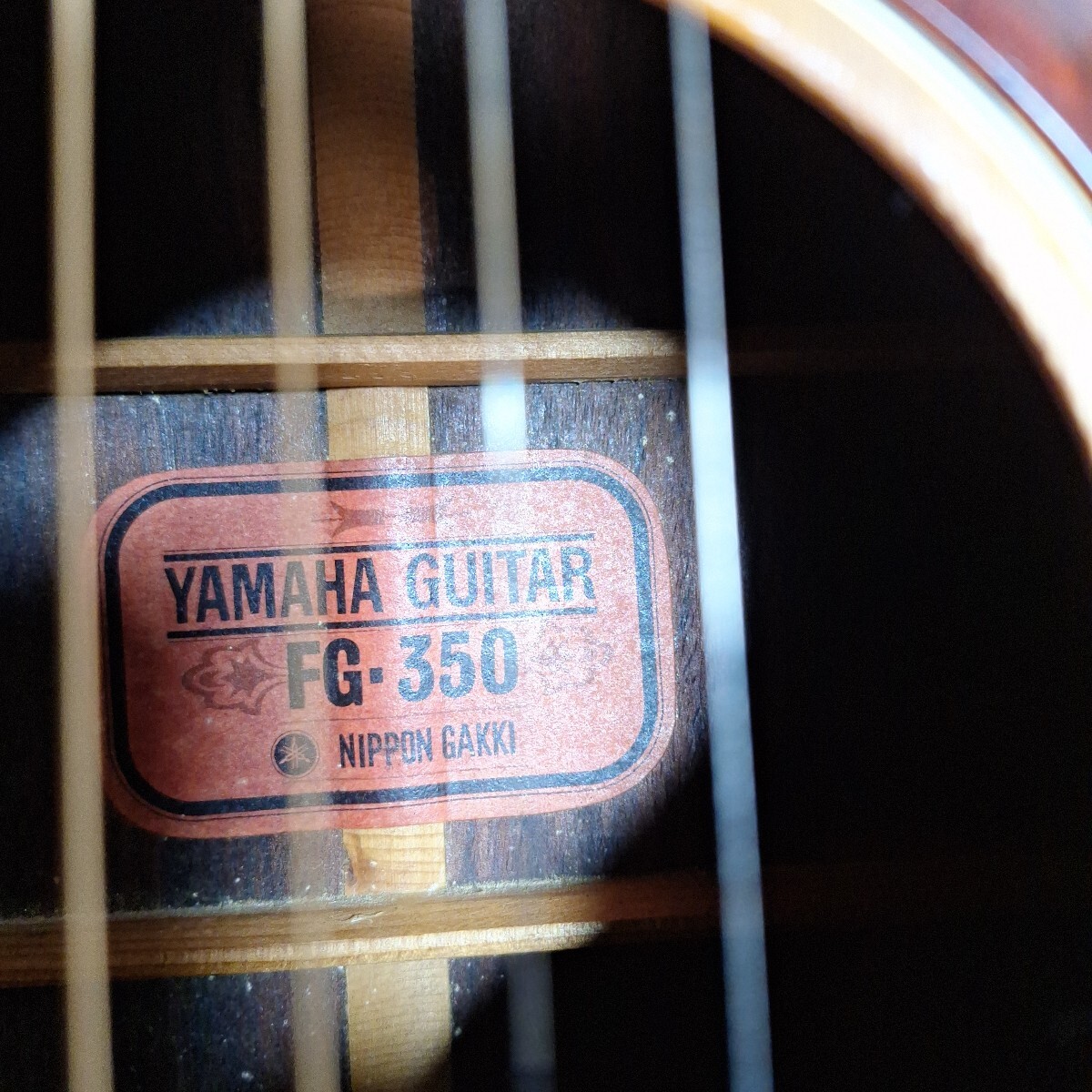 【希少モデル】 YAMAHA FG-350　赤ラベルビンテージ 70年製 ジャパンヴィンテージ・ギター 「ヤマハFG-350（1970年製）赤