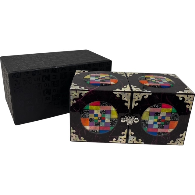 韓国　鳳凰　亀　螺鈿細工　ジュエリーボックス　宝石入れ　伝統工芸　李朝　指輪 韓国 鳳凰 亀 螺鈿細工 ジュエリーボックス 宝石入れ 伝統工芸