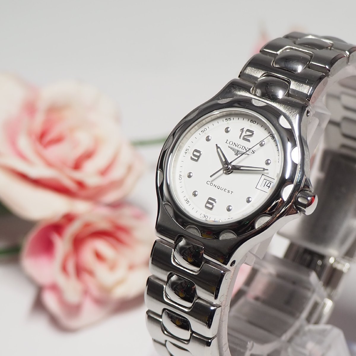  новый такой же товар Longines LONGINES Conquest (CONQUEST) Date женские наручные часы H412 б/у 