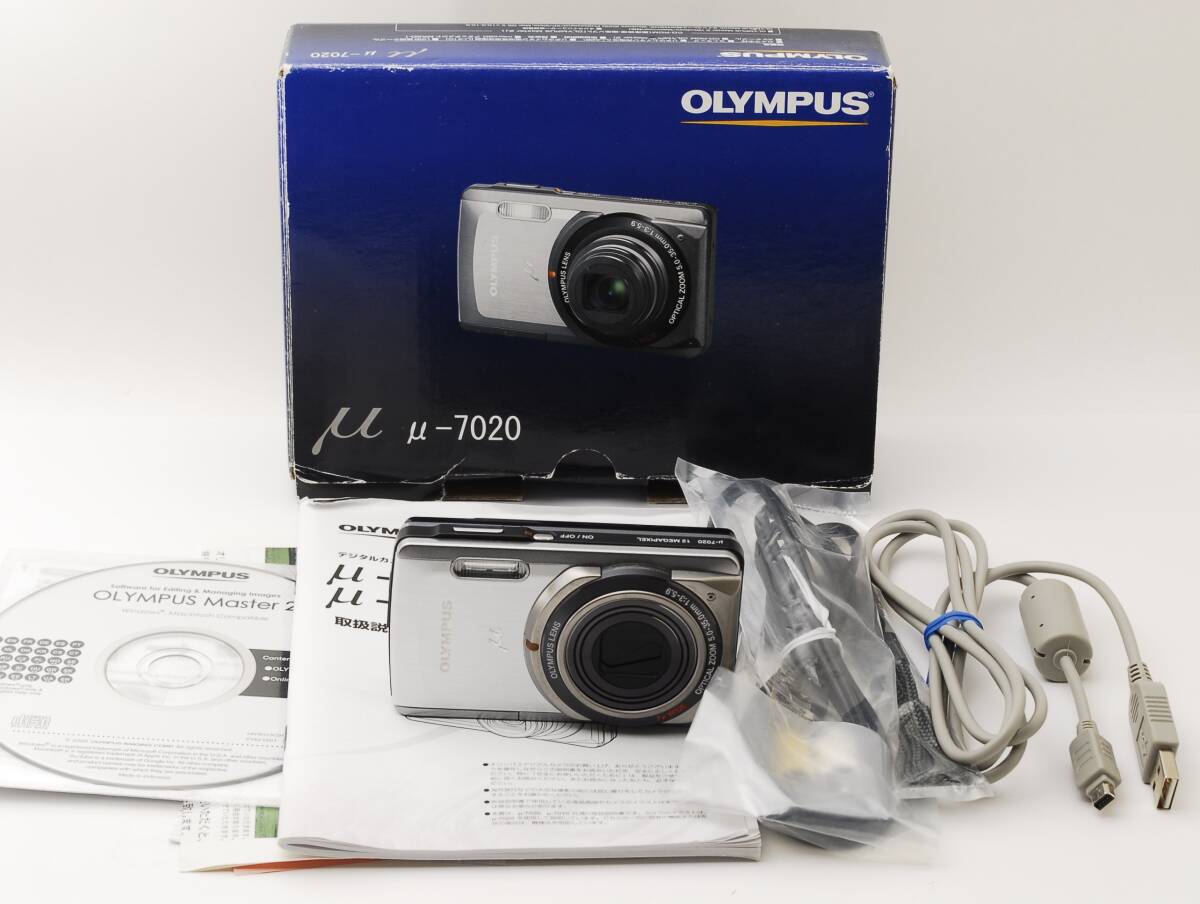 OLYMPUS μ (ミュー) コンパクトデジタルカメラ　μ-7020 中古品 Yahoo!オークション -「μ-7020」の落札相場・落札価格