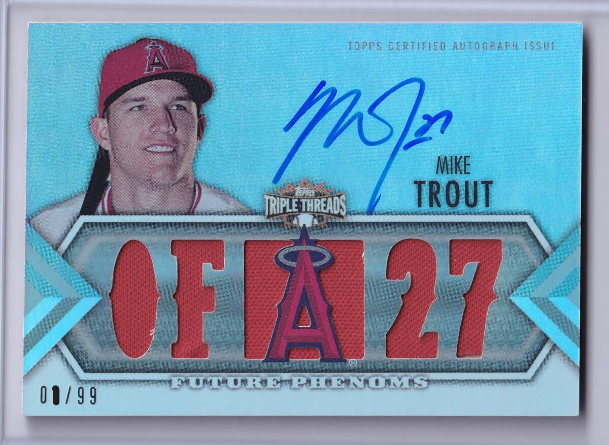Yahoo!オークション -「trout サイン」(Topps) (シングルカード