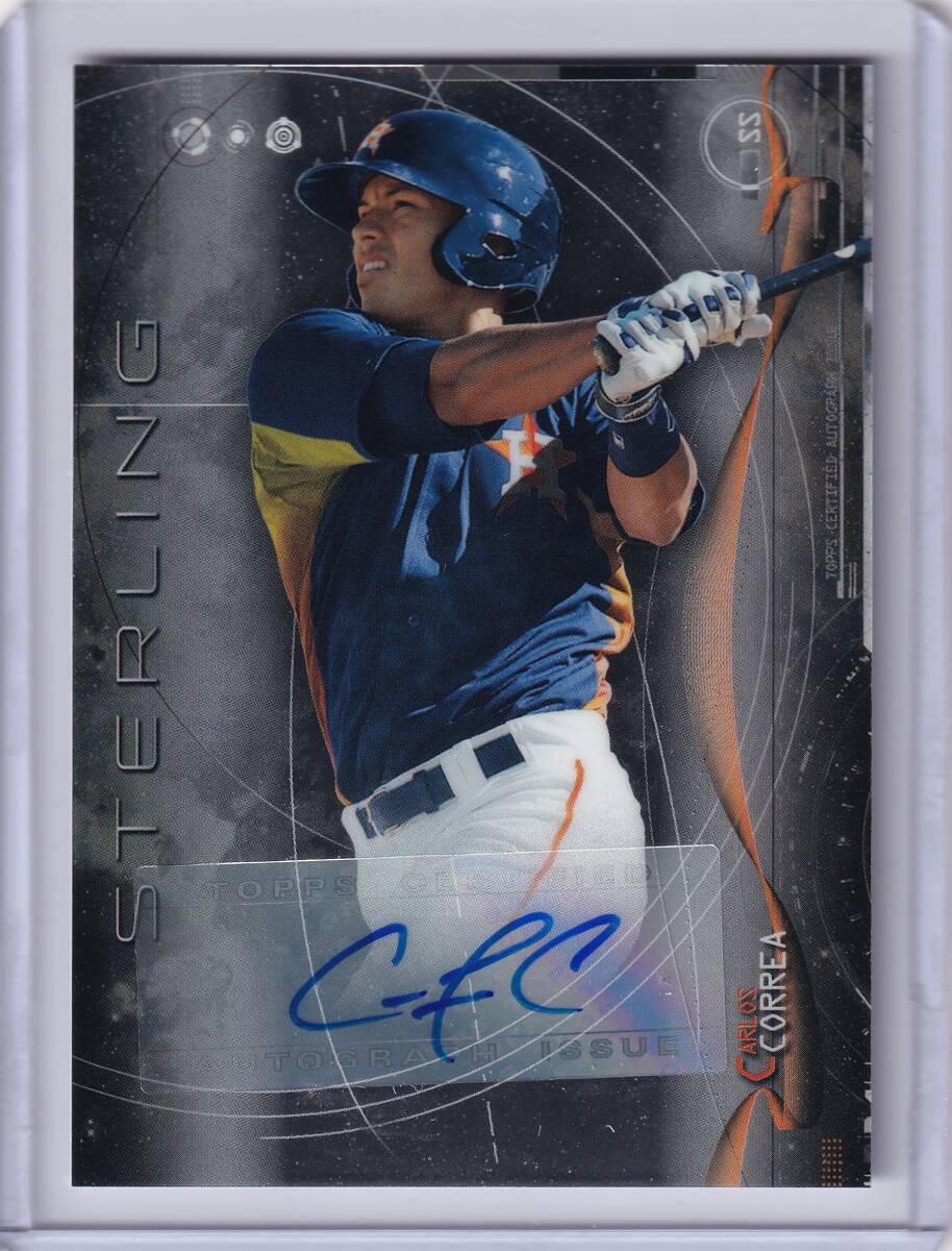 CORREA!! C.コレア 1st ボウクロ 直筆サインルーキーカード Yahoo!オークション -「コレア」(トレーディングカード) の落札