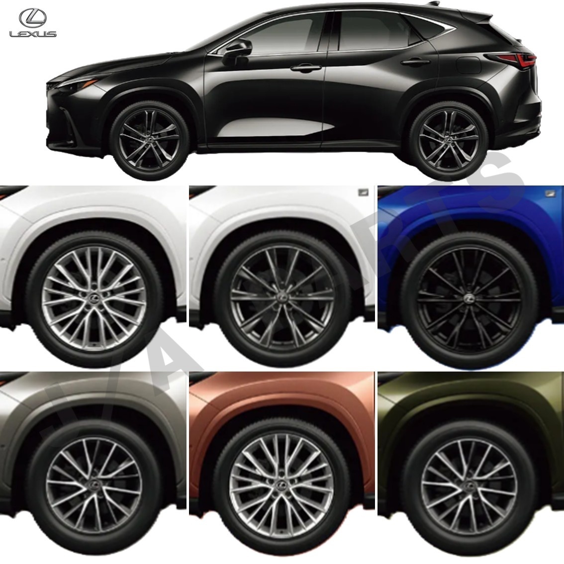 各色あり 新品 レクサス NX 10系 フェンダー アーチ モール リア 左右 レクサス 【レクサス純正新品】LEXUS 未使用品 ☆大人気商品