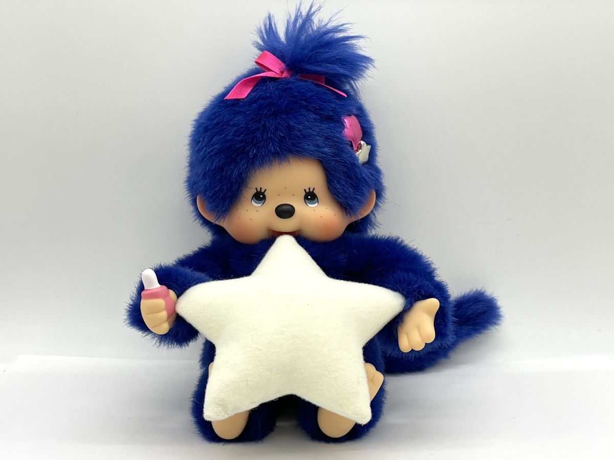 【希少　美品】30周年　モンチッチ ブルー 希少 美品】30周年 モンチッチ ブルー 希少】30周年 モンチッチ