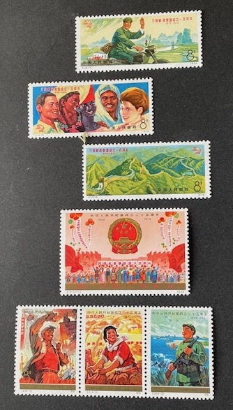 中国のＴ切手　６年分未使用　付録つき ⭐️３７８６０ 中国のT切手 6年分未使用 付録つき ⭐️37860 中国のT