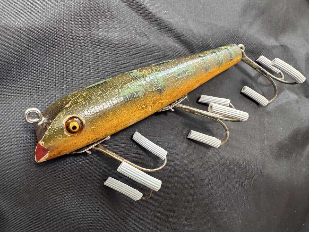オールドヘドン　ウンデッドスプーク　1950年　超希少　Heddon 金目 ヘドン ウンデッドスプーク Heddon WOUNDED SPOOK スミスカラー