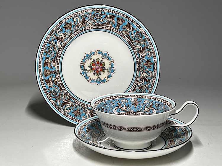 Yahoo!オークション -「ウェッジウッド フロレンティーン 皿」の