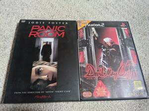 PS2 ゲームソフト (デビル メイ クライ、PANIC ROOM)