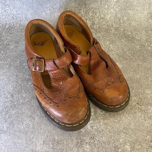生産終了品 英国製 Dr.Marten ストラップシューズ ドクターマーチン 革 25cm
