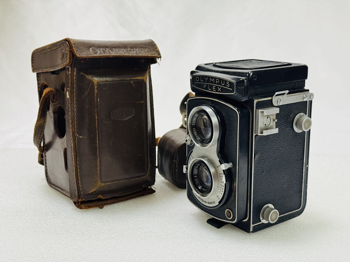 完動品 OLYMPUS FLEX A 3.5 ii型 二眼レフ オリンパスフレックスA3.5：中判カメラ：カメラ製品：オリンパス