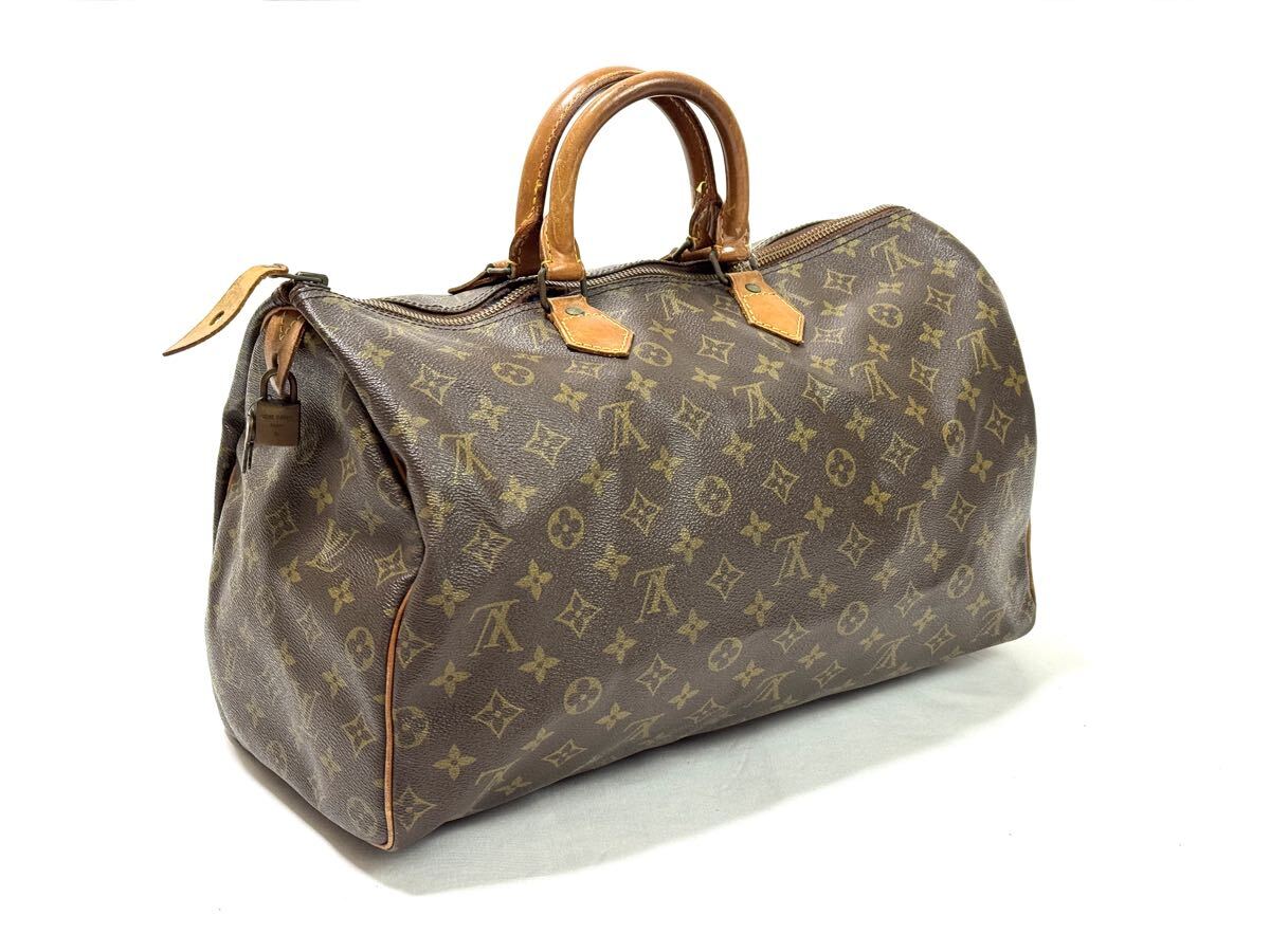 【美品・最安値】ルイヴィトン　ボストンバッグ　スピーディ40 モノグラム　ヌメ革 ヴィンテージ・中古】ルイ・ヴィトン LOUIS VUITTON ボストン