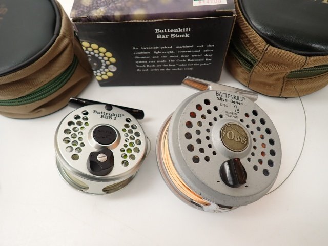 【美品】ORVIS フライリール battenkill オルビス　リール　袋付き ORVIS フライリール battenkill オルビス 袋付き ORBIS