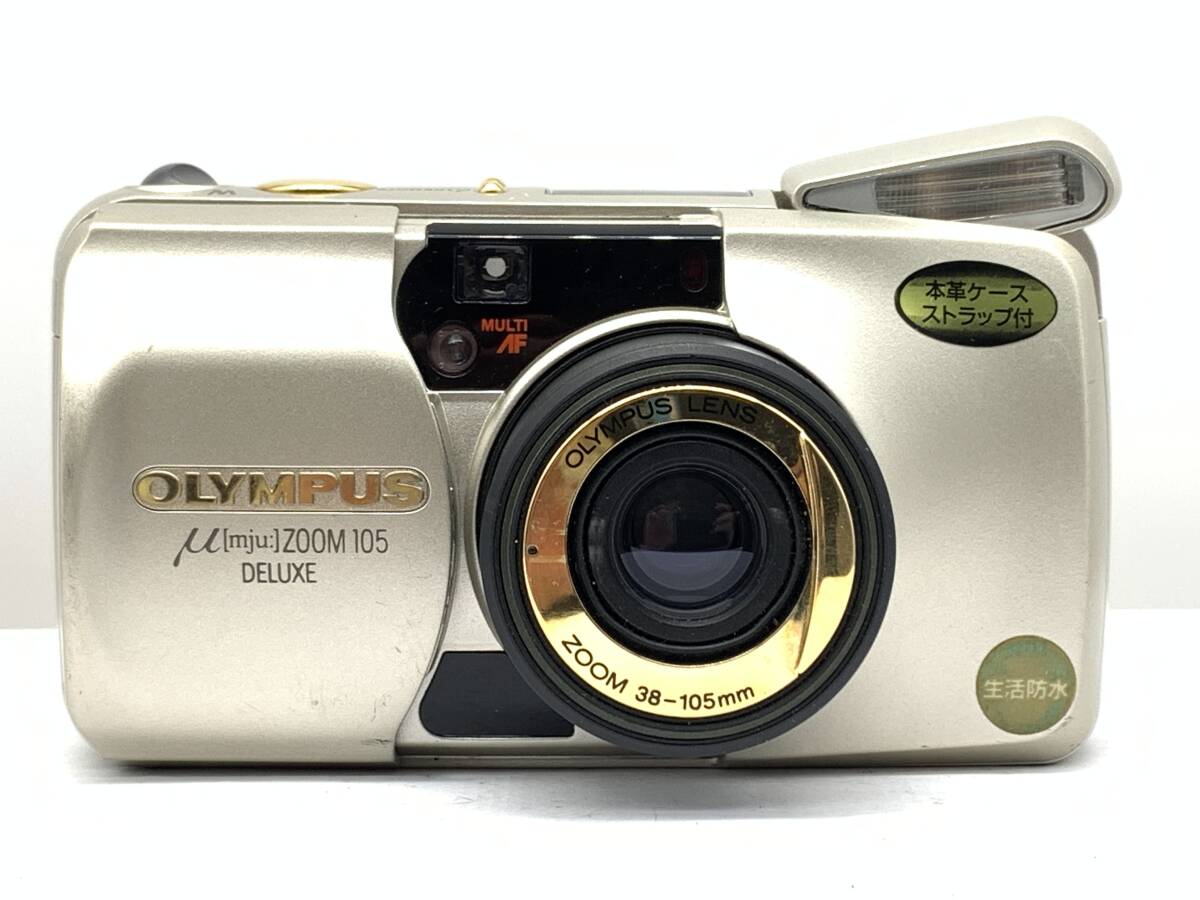 【美品、元箱あり、動作ＯＫ】OLYMPUS μ[mju:] ZOOM 105 Yahoo!オークション -「olympus mju zoom 105」の落札相場・落札価格