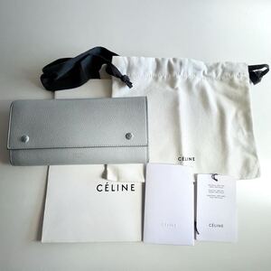 Cline セリーヌ 長財布 フラップ式 フィービー期 レザー ウォレット