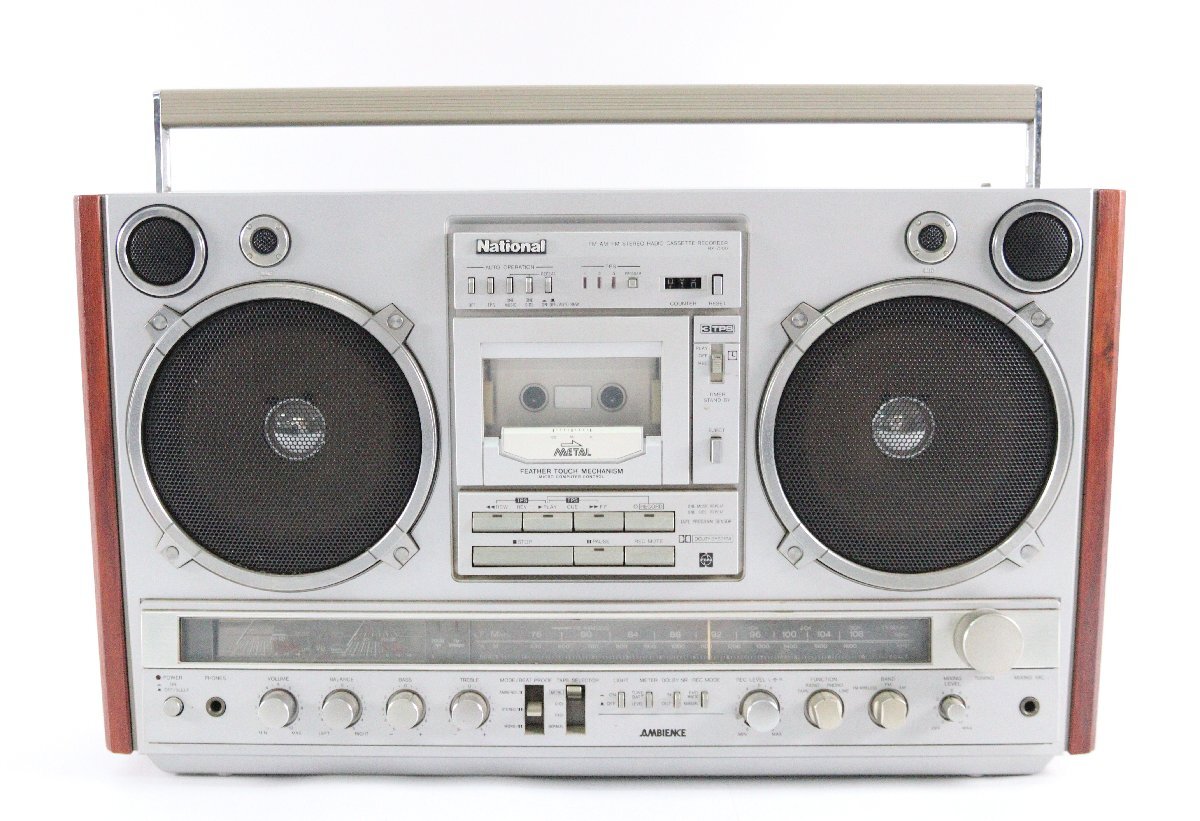 ♪昭和銘機 清掃整備済ラジカセ National 迫力音質　RX-5400♪ ♪昭和銘機 清掃整備済ラジカセ National 迫力音質 RX-5400♪