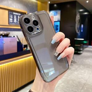 iPhone11 スマホケース クリアケース ブラック 11
