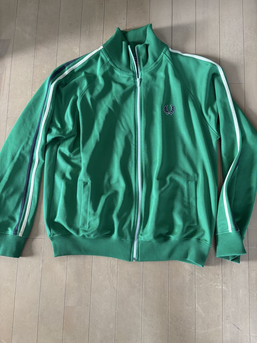 FRED PERRY☆L～XL☆グリーン☆フレッドペリー☆トラックジャケット☆ FRED PERRY - フレッドペリー トラックジャケット【激レア】の