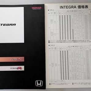 インテグラ (DC5) 車体カタログ+価格表 2004年9月 TYPE R TYPE S INTEGRA TYPE-R 古本・即決・送料無料 管理№ 8780f