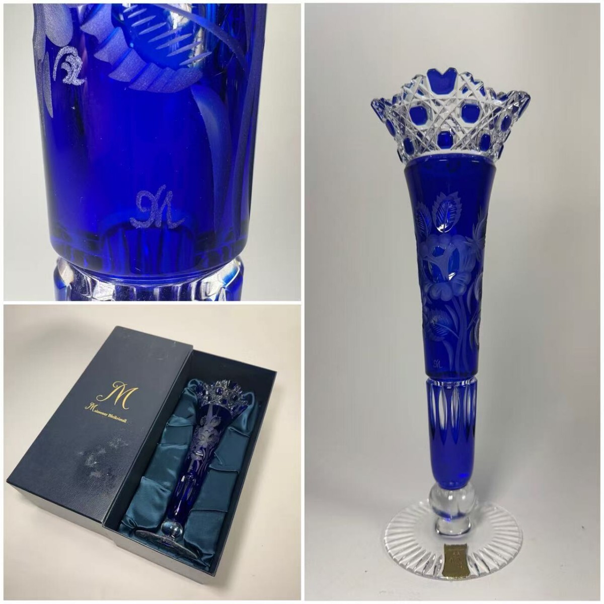 Yahoo!オークション -「マイセンクリスタル花瓶」の落札相場・落札価格