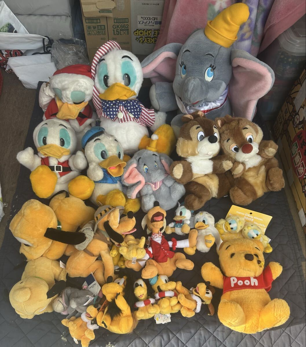 ディズニー ミニぬいぐるみまとめ売り レトロ プーさんドナルドなど ディズニー ミニぬいぐるみまとめ売り レトロ プーさんドナルド