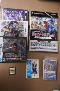 ファイアーエムブレムDSソフトまとめ売り、新暗黒竜、新紋章、覚醒、if暗夜、おまけ付き(サイファ、TCG)