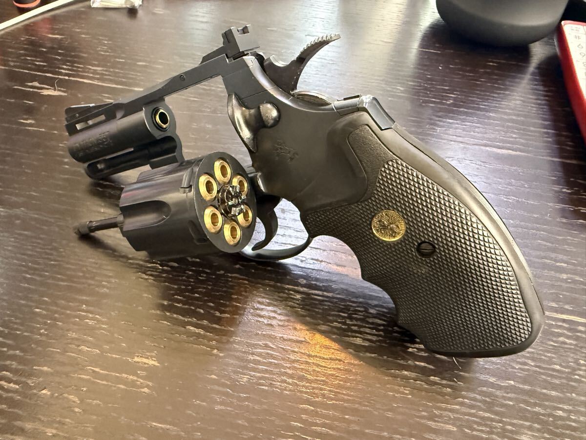 マルイ ガスリボルバー コルトパイソン.357マグナム 4インチ リアルカート化 マルイ ガスリボルバー コルトパイソン.357マグナム 4インチ