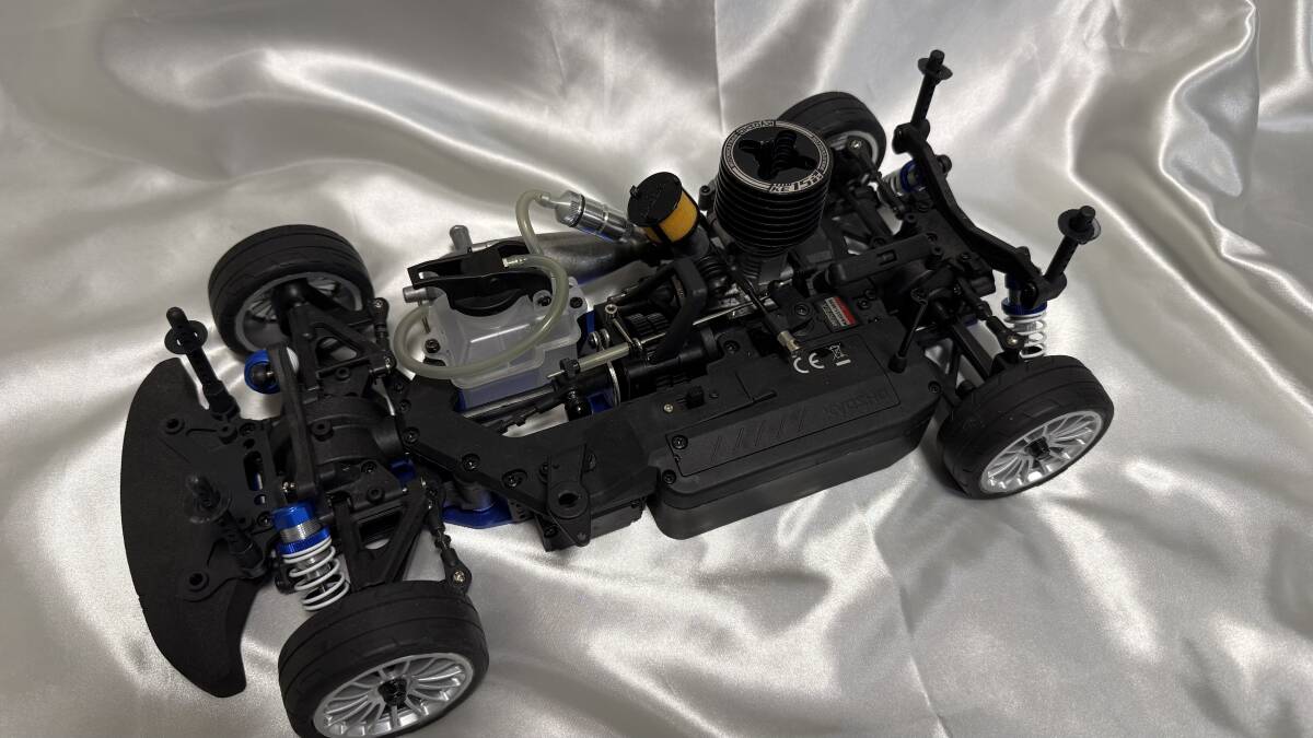 すぐ遊べるお手軽エンジンカー。調整済!京商旧GPー10改。エンジンカー入門。 すぐ遊べるお手軽エンジンカー。調整済!京商旧GPー10改。エンジン