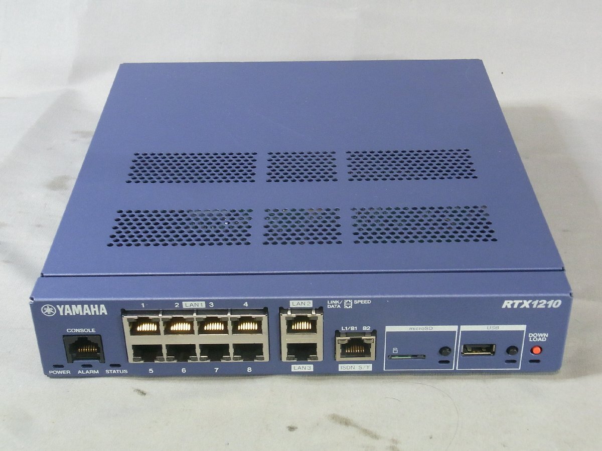 YAMAHA RTX1210×3台 RTX1210 特長