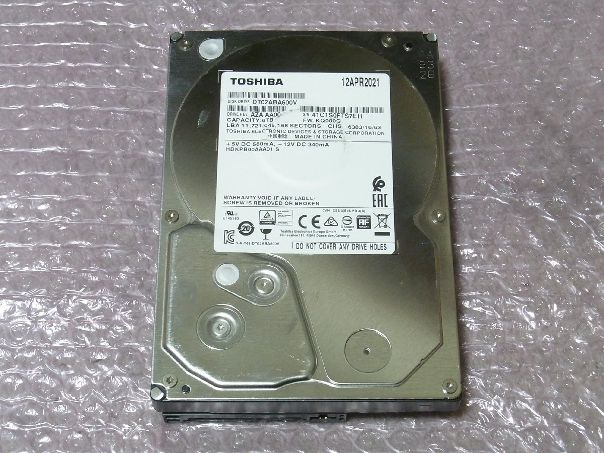 2025年最新】Yahoo!オークション -6tb hddの中古品・新品・未