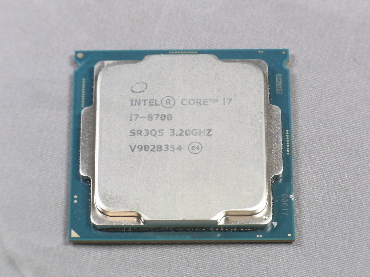 CPU Intel Core i7 8700 中古品×２個 Yahoo!オークション -「core i7 8700」(インテル) (CPU)の落札