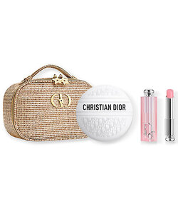 新品★Dior ディオール ビューティー&ケア セット ホリデー♪リップ グロウ・クリーム♪オリジナル ポーチ★限定キット