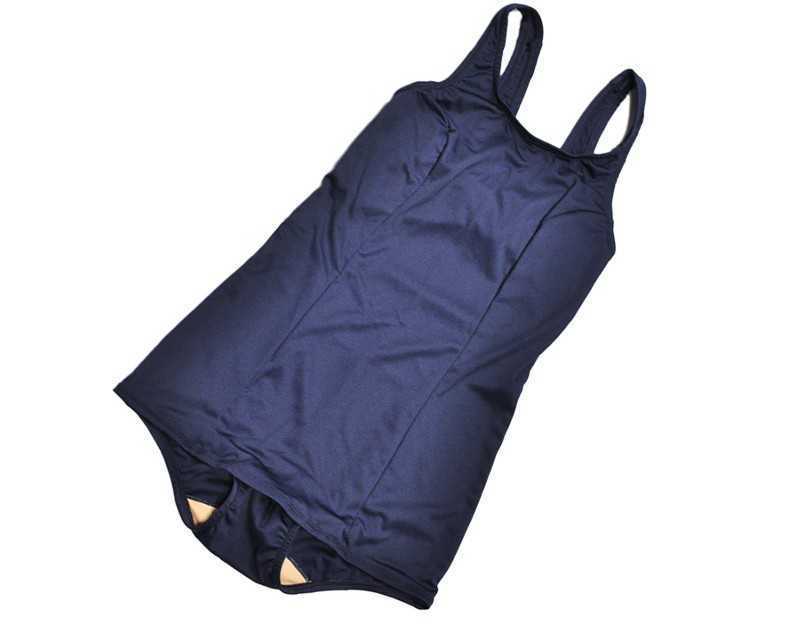 新品・6L・小松ニット女子スクール水着-紺