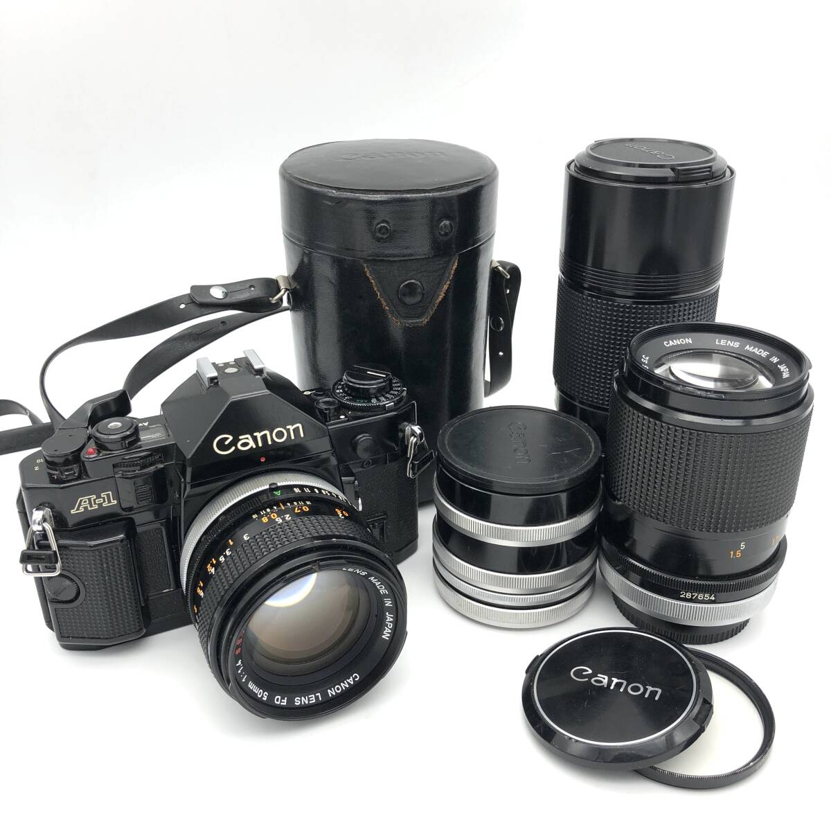 Canon A-1 フィルムカメラ レンズセット Canon A-1 フィルムカメラ レンズセット キャノン フィルム