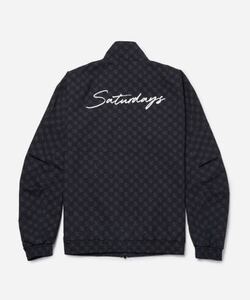 新品 SATURDAYS SURF NYC ゴルフ シアサッカージャケット ブラック サイズL サタデーズサーフニューヨーク ブルゾン Tシャツ ポロシャツ