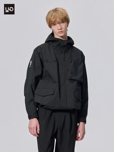 新品 GUアンダーカバー ユーティリティブルゾン ブラック Lサイズ UNDERCOVER Peel&Lift ナイロンジャケット ピールアンドリフトfragment