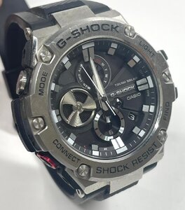 ★1円~ CASIO カシオ G-SHOCK GST-B100 ジャンク ブラック 動作未確認 タフソーラー