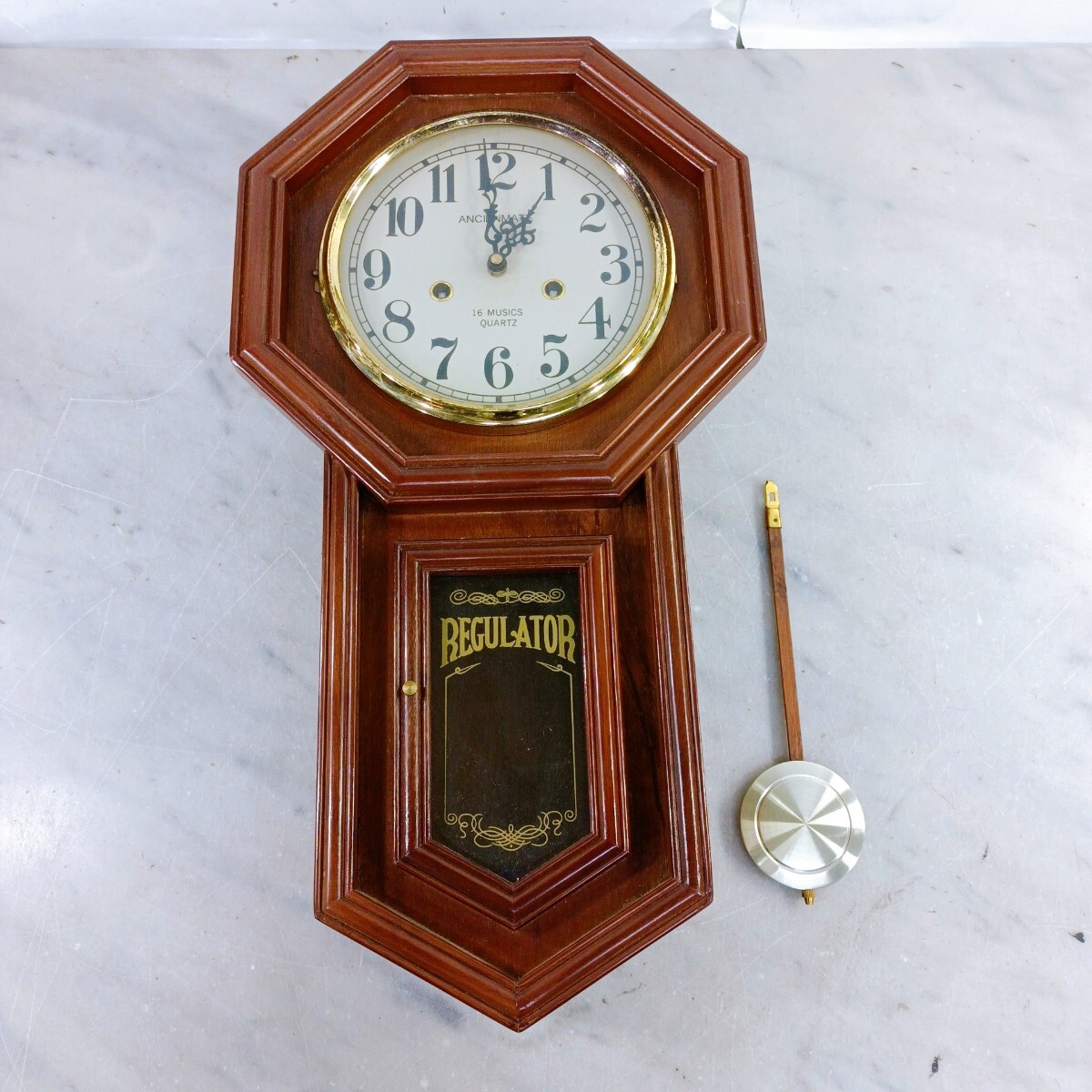 柱時計 REGULATOR TAKANO 振り子 ネジ巻 ジャンク 木製 レトロ 2025年最新】regulator 柱時計の人気アイテム - メルカリ