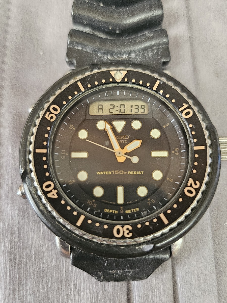 SEIKO ダイバーズ200m デジタル腕時計　動作未確認 SEIKO ダイバーズ200m デジタル腕時計 動作未確認 SEIKO