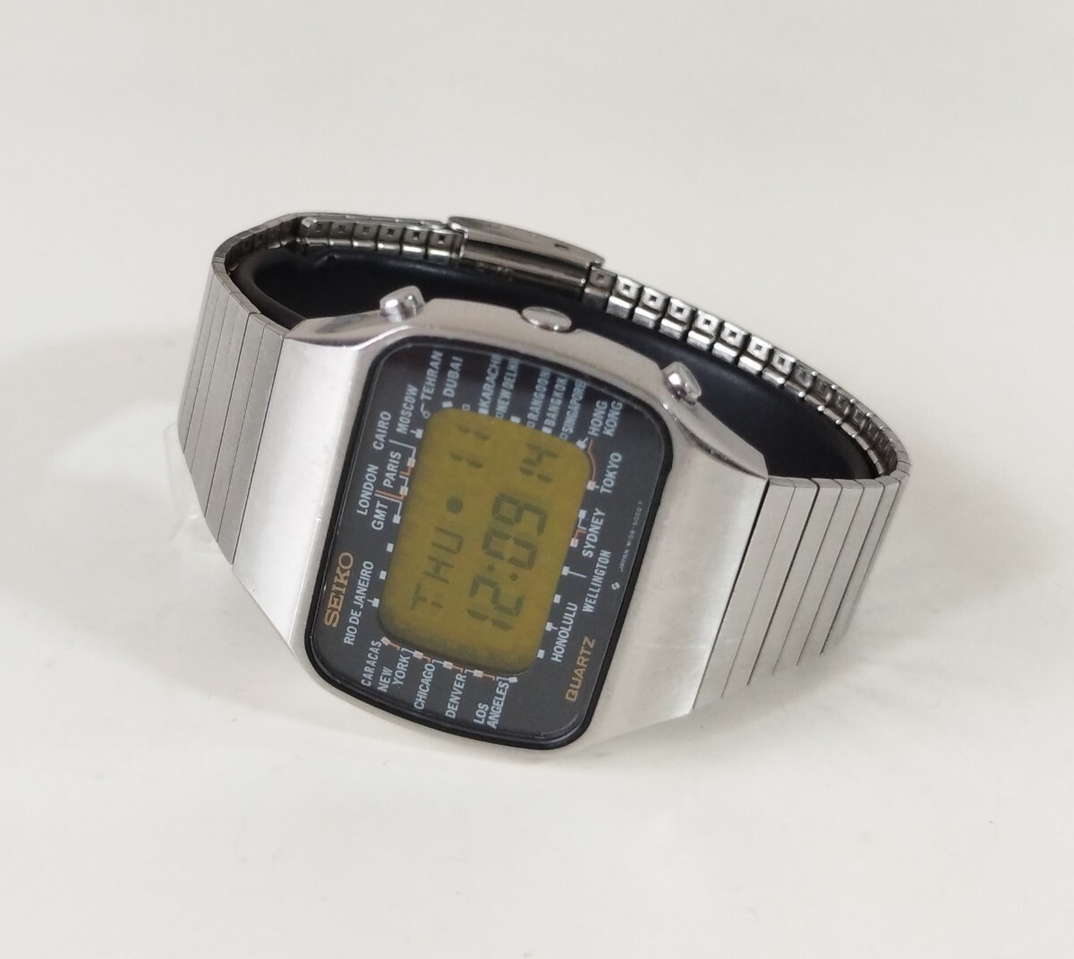 SEIKO デジタル腕時計 ワールドタイム Yahoo!オークション -「seiko ワールドタイム デジタル」の落札
