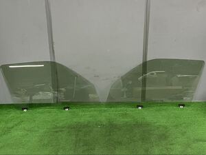 【交換用に!!程度良好!】トヨタ 200系 ハイエース 純正 フロントドアガラス 左右セット ウィンドウガラス 運転席 助手席 倉庫保管品 即納可