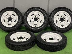 【希少品!】スズキ SJ30 ジムニー 純正 16in 4.5J +17 PCD139.7 グラントレック/デューラー 175/80R16 Suzuki JA11 JA22 JB23 てっちん