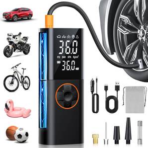 電動空気入れ 【7800mAh大容量・10秒充填】自転車 空気入れ 電動 車