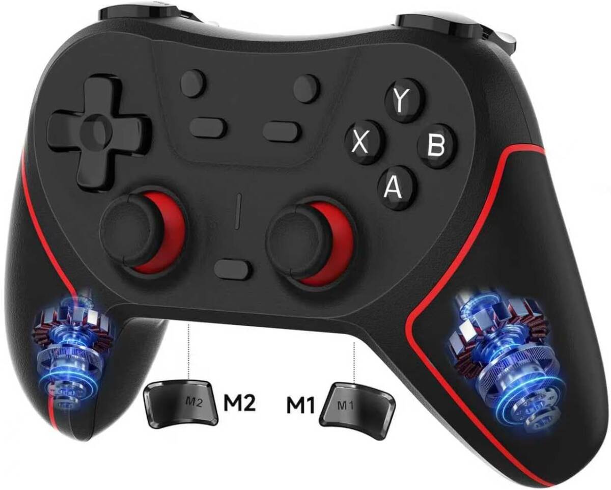 ワイヤレス コントローラー ゲームパット Switch 2 Switch 1 Android iOS PS4 PS3 PC対応 Steam