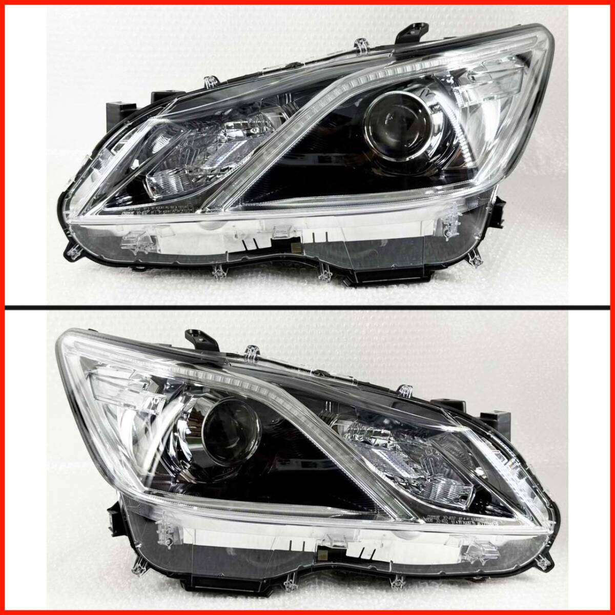 クラウン210系前期　ヘッドライト両側　AFS付き トヨタ 210系クラウン 前期 純正HID車用・AFS有り 純正ドレス