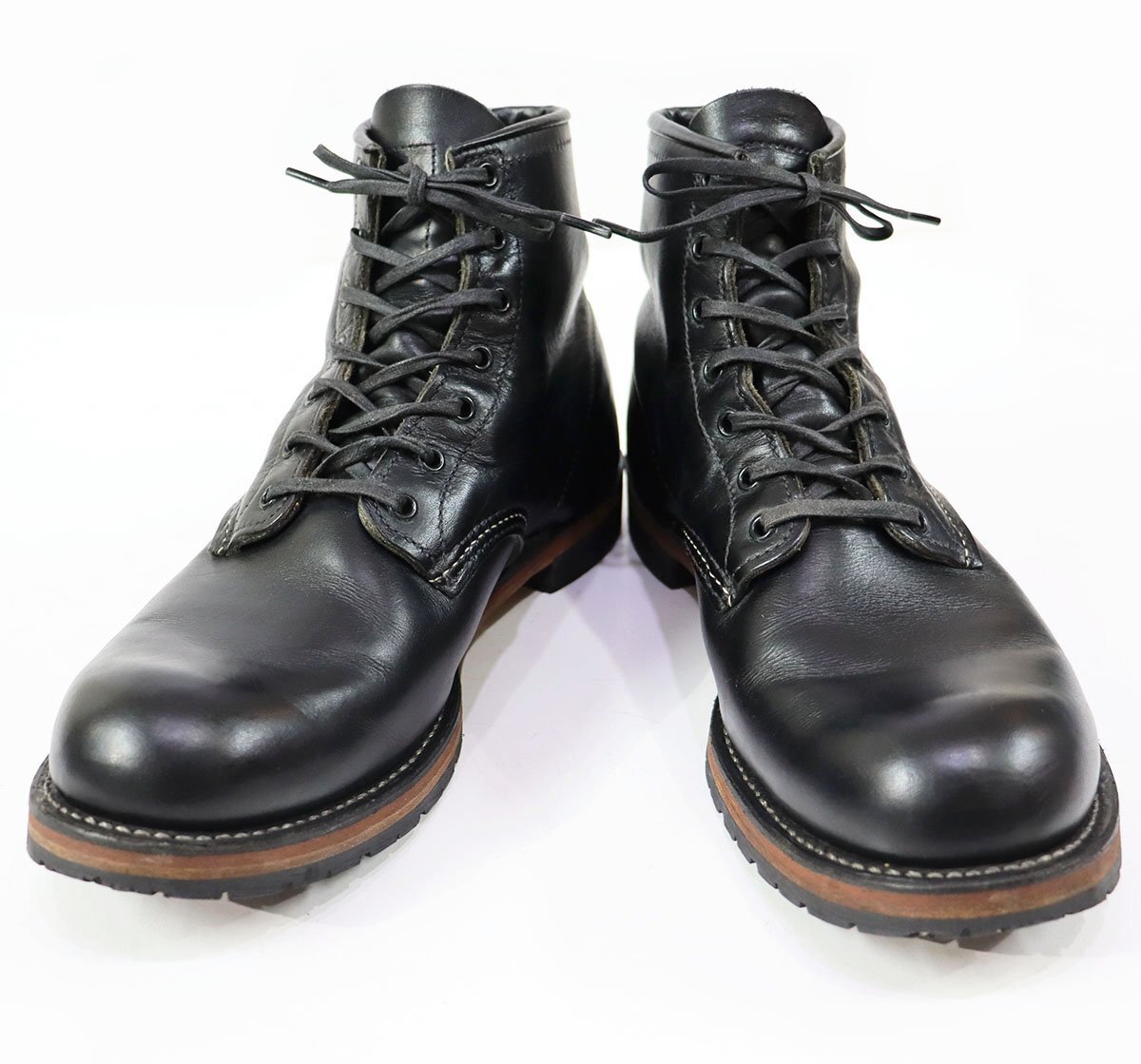 【訳あり美品】RED WING ベックマン　9014 ブラック　25㎝ Yahoo!オークション -「レッドウィング ベックマン9014」の落札相場