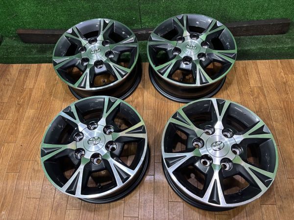 ハイエース　新車外し　純正アルミホイール&タイヤセット　送料込み ハイエース 新車外し 純正アルミホイール&タイヤセット 送料込み
