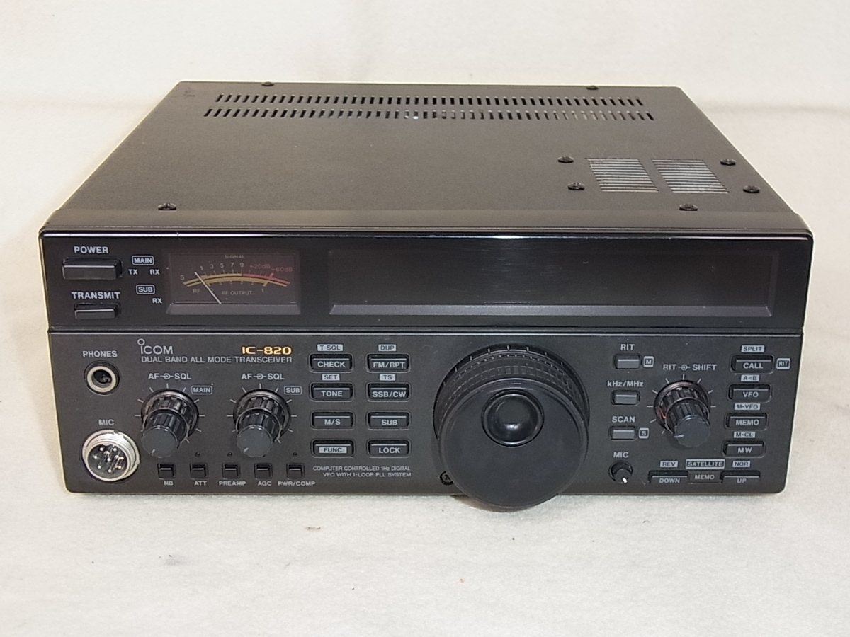 IC820　ジャンク品 VVPのジャンク探訪〜144MHz,430MHzオールモード、ICOM IC-820編